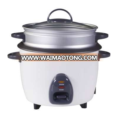 RC-150A 500W 1.5L white color automatic electric steamer with glass lid