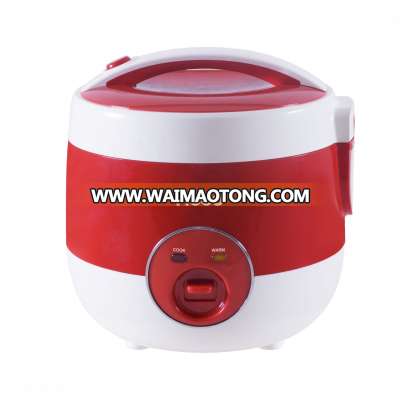 1.2L plastic rice cooker with honeycomb inner pot and 3D warmer