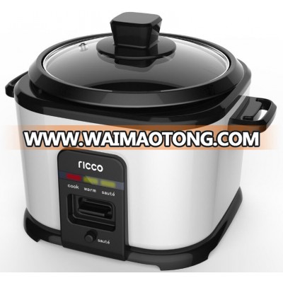 RC-180S 700W1.8Liter electric stir cooker with smart built in lid holder