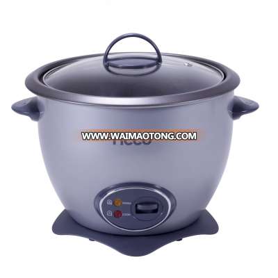 Silver grey color automatic electric rice cooker 1.8L for South America