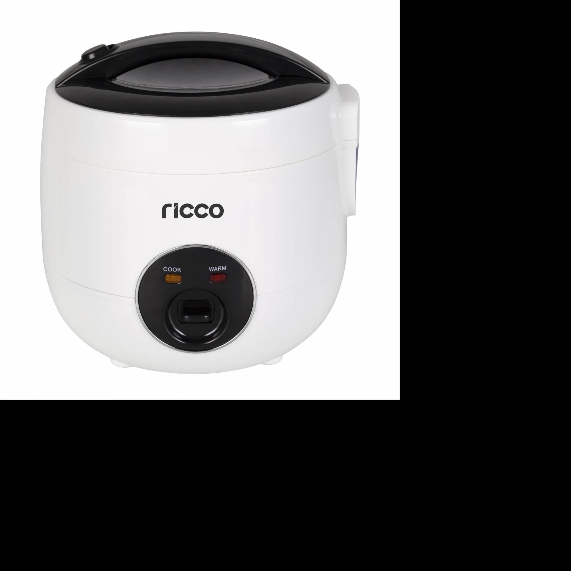 Pure White Color Full Body Plastic Electric Rice Cooker 1.2l 6cup 500w With Measuring Cup,Spoon And Detachable Lid